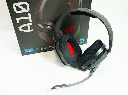 【苫小牧バナナ】Astro/アストロ ゲーミングヘッドセット A10 PS4対応 A10-PCGR レッド 有線 Dolby 7.1ch 3.5mm USB♪