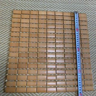 竹マット（小さめの座布団サイズ）5枚　の画像