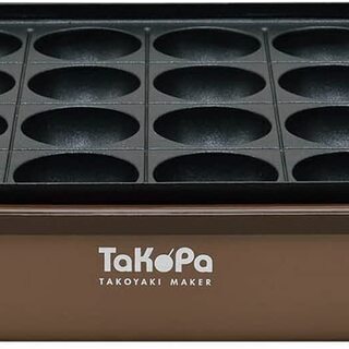 【APIX】たこ焼き器&ホットプレート『TaKoPa』24穴 平...