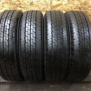 新車外し DUNLOP SP175N 195/80R15 107/105L LT 15インチ 夏タイヤ 4本 2018年製 ハイエース キャラバン等 (VTB248) クレジットカード QR決済可能