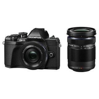 olympus omd em10mark iii+ Olympus M.Zuiko Digital ED 40-150mm f/4-5.6 R Lens (Black)+Olympus 14-42mm ƒ/3.5-5.6 EZ(blacl)