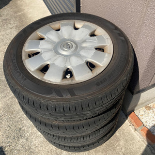 165/70 R14 マーチ純正ホイール付き