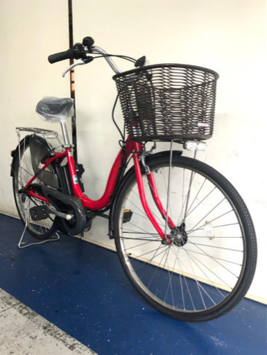 ヤマハ　パスナチュラ 26インチ 8.7ah デジタル　赤色　電動自転車　電動アシスト