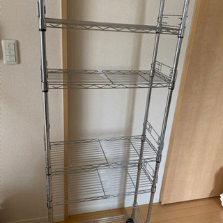 【中古】9/19・15時まで★ステンレス？ラックの画像