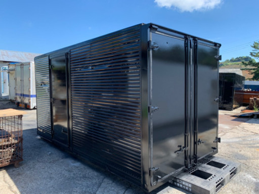 No. 394 アルミバン 3ｔ 車 アルミ箱 バイク倉庫 トラックコンテナ コメ保管庫 物置 DIY