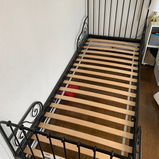 IKEA アイアンベッド　フレームとすのこ　ミンネン　キッズベッド