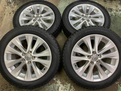 235/50R18・新品未使用スタッドレスタイヤ　アルファード純正アルミホイール4本セット