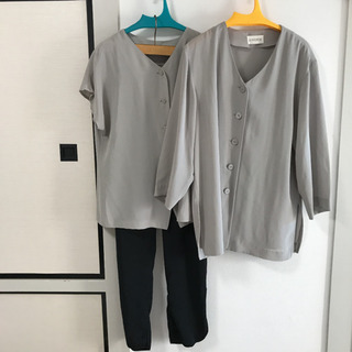 レディースブラウスパンツ3点セット