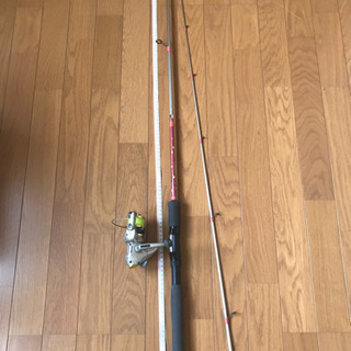 子ども用　釣竿　ピンク