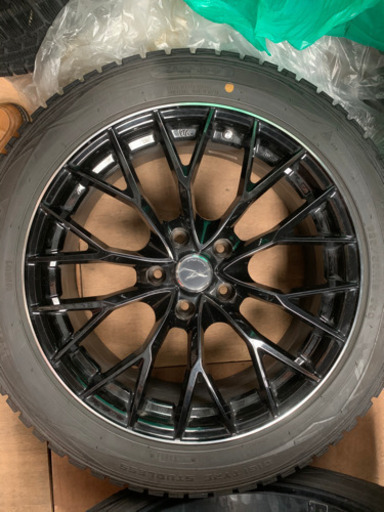 ウェッズ　アクセル　18インチタイヤホイール4本　　7.5j  48