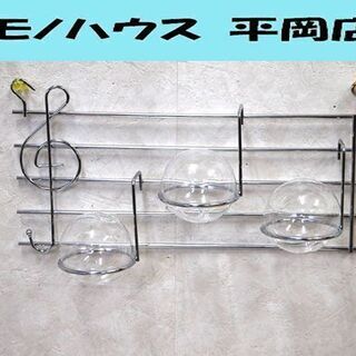 壁掛け ガラスベース 楽譜デザイン 音符 フラワーベース インテ...