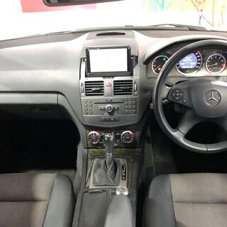 自社ローン★保証人不要★全国対応★メルセデスベンツ　Ｃ２００ＣＧＩブルーエフィシェンシＷアバンＧ★上品なホワイト★純正ナビ・TV・DVD再生可★バックカメラ★ETC★ハーフレザーシート★車検R5/3の画像