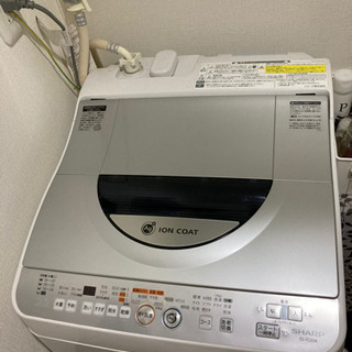 【9月25(金)〜28日(月) まで】SHARP Ag+ イオンコート 乾燥機能付き ES-TG55K 希少品　洗濯機 5.5kgの画像