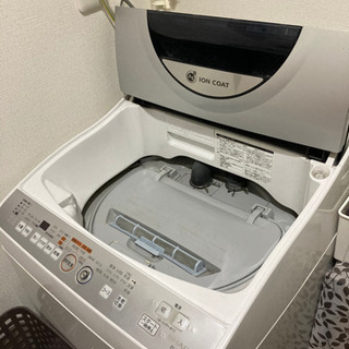 【9月25(金)〜28日(月) まで】SHARP Ag+ イオンコート 乾燥機能付き ES-TG55K 希少品　洗濯機 5.5kgの画像