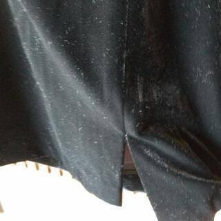 ROPE 黒ビロードスカートの画像