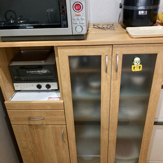 ニトリ　食器棚　比較的美品の画像