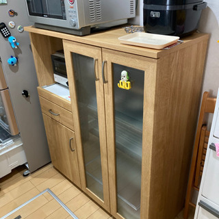 ニトリ　食器棚　比較的美品の画像