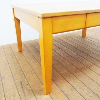 引出し付きローテーブル リビングテーブル 幅80 奥行60 高さ40cm (GA39)の画像