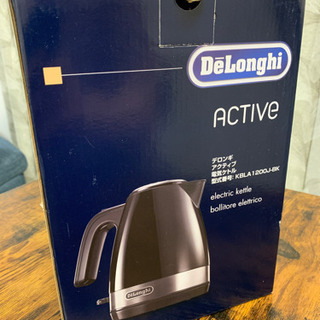 デロンギ　電気ケトル　未使用品　ブラック