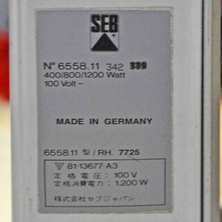 【IN】SEB セブ ドイツ製 8枚フィン オイルヒーター RH7725の画像