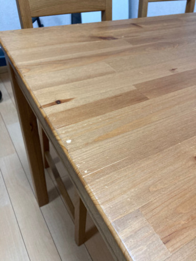 IKEA ダイニングテーブル、椅子3脚