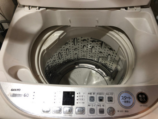 SANYO 全自動洗濯機　ASW-60AP (9/30引き取り)