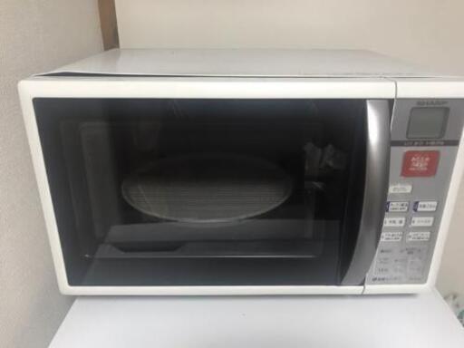 電子レンジ　シャープ　2010年制　re-s15b-w 　9/20(日)12~16時引き取り希望