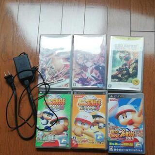 PSPとカセット類です