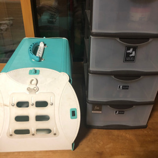 小型犬用キャリー　四段ボックス