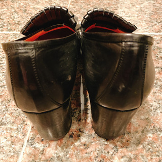 GUCCI 黒レザー　ローファー　サイズ38の画像