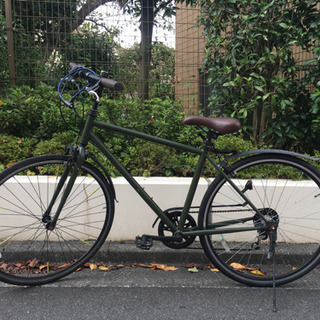 クロスバイク モスグリーン