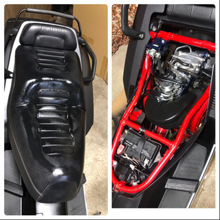 売り切れました【レストア完了車】フュージョン　マットブラック　の画像