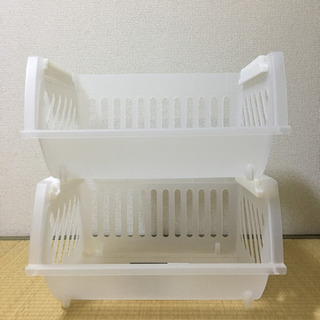 ニトリ積み重ねラック(２つセット)