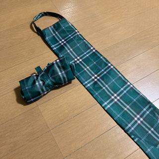 未使用　傘袋&ビッグトートバッグ (エコバッグ)  緑色　傘生地リメイク の画像