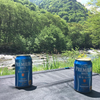 渓流釣りキャンプ − 千葉県