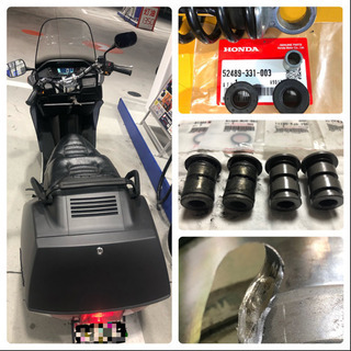 売り切れました【レストア完了車】フュージョン　マットブラック　の画像