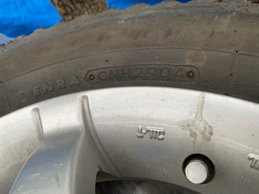 アルミオイル付きタイヤ4つセット