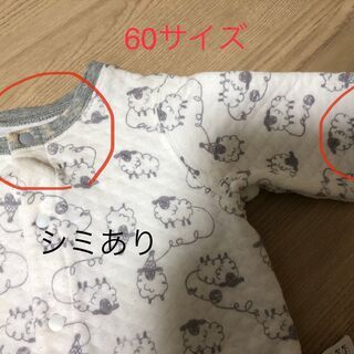 子供服　６０サイズ　ロンパース３枚の画像