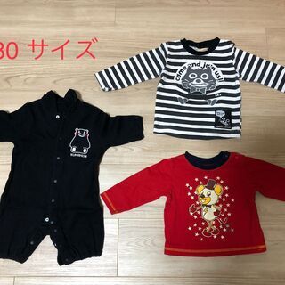 子供服　８０　ロンパース＆長袖Tシャツ