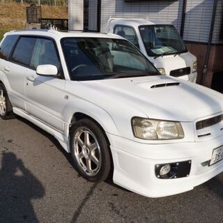中古車価格58万円税込　名義変更費用は購入者負担、事故歴無し、基本的に雨天未使用、とうり雨5回前後、平成15年フォレスターSG5クロススポーツ、5速ミション、サンルーフ仕様、 販売台数は少ないです。 車検令和4年3月、走行距離80531kmの画像