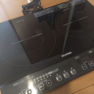 アイリスオーヤマ 2口 IHコンロの画像