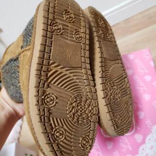 『美品』Harris Tweed キッズ　ブーツ　17㎝の画像