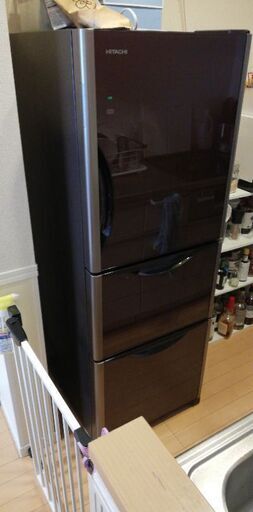 ★美品★日立製/Hitachi/R-S2700HV（XT）真空チルドルーム付冷凍冷蔵庫2017年製