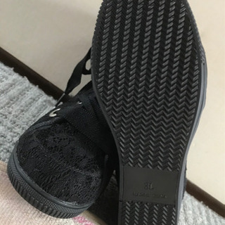 メッシュ紐ブーツの画像