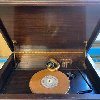 蓄音器の王 希少 初期型 最高級 VICTROLA CREDENZA ビクトローラ
