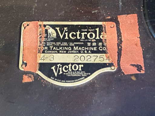 【蓄音器】希少 アンティーク VICTROLA VV4-3 ビクトローラ 動作品