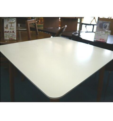 札幌 2Pダイニングテーブル 正方形80×80 ホワイト 白色 シンプル 食卓