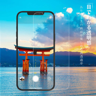     【2枚セット】 iPhone用 強化ガラス液晶保護フィルム pro max)                      の画像