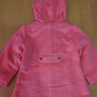 子供服　女児　コート130 ﾋﾟﾝｸ ヴィンテージ 値引しましたの画像
