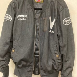 【美品】ＶＡＮＳＯＮライダースメッシュジャケット